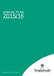 Kingborough Council Annual Plan 2015/16