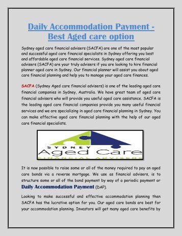 Daily Accommodation Payment - Best Aged care option.pdf