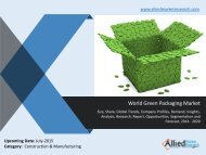 World Green Packaging Market Size, Share, Trends, Analysis, Demand, Opportunities, Forecasts 2014 -2020.pdf