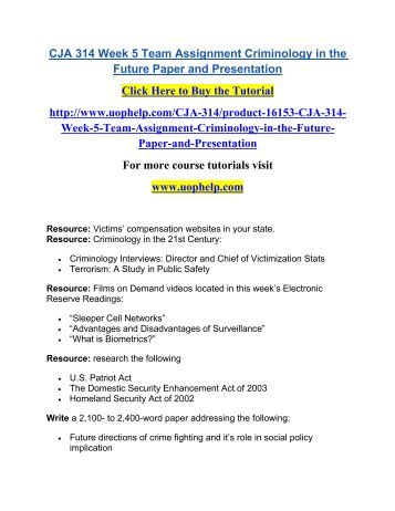 criminology course paper criminology course paper