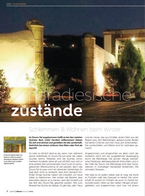 Das Porto & Douro Magazin