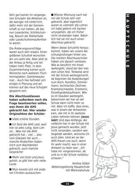 info herbst 2006 - Aloys-Henhoefer-Schule