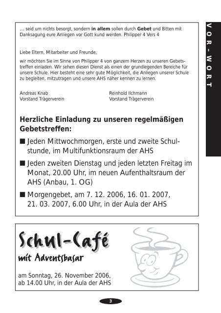 info herbst 2006 - Aloys-Henhoefer-Schule