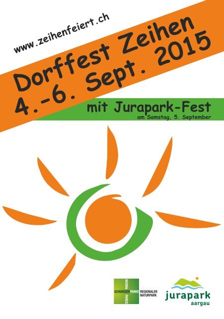 Festführer Dorffest Zeihen 4.-6. Sept. 2015