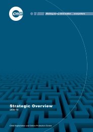 CEOP Strategic Overview 2009-10