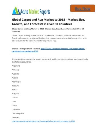 Global Carpet and Rug Market to 2018 - Market Size, Growth, and Forecasts in Over 50 Countries.pdf