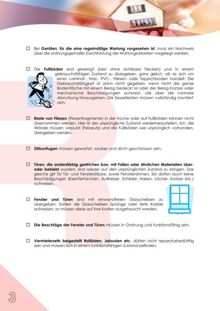 Checkliste für den Wohnungswechsel