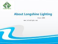 Shenzhen Longshine Lighting Co.,Limited introduction.pdf