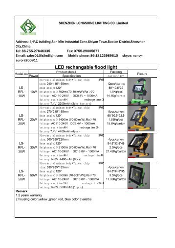 2015 LED rechargable working lamp flood light.pdf