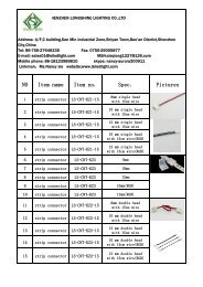 2015 LED strip DIY connector  list.pdf