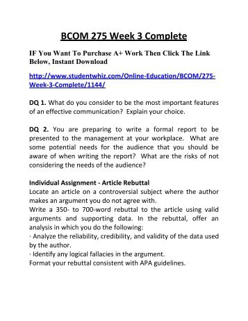 Critical thinking in business communication