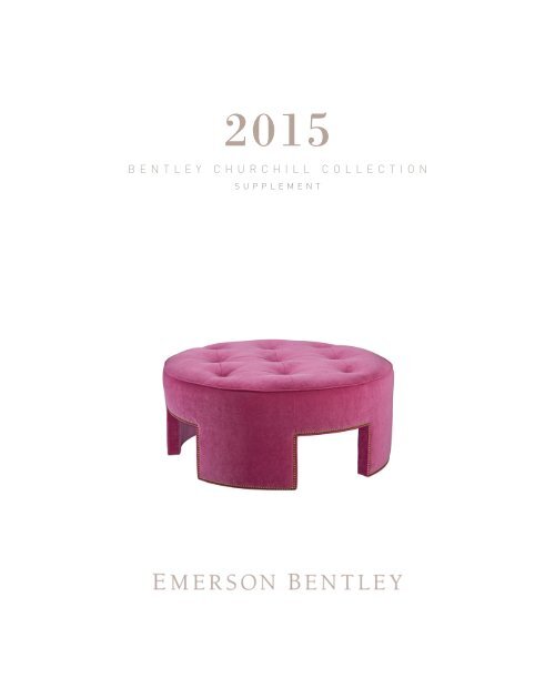 Bentley Churchill Collection 2015 Supplement
