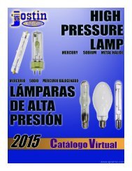 Catálogo Lamparas Alta Presion