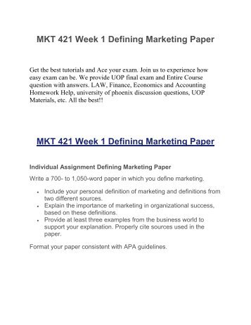 mkt 421 environmental factors paper Uoptutorial provides mkt 421 week 5 individual assignment environmental factors and here also find mkt 421 paper in which you identify the environmental. mkt 421 environmental factors paper Uoptutorial provides mkt 421 week 5 individual assignment environmental factors and here also find mkt 421 paper in which you identify the environmental.