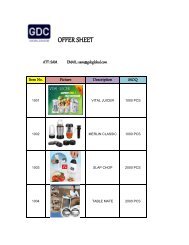 offer sheet of gdc products.pdf