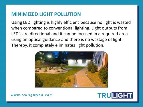 Environmental Benefits of Commercial LED Lighting