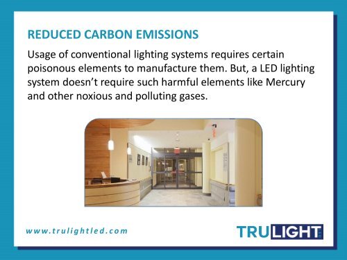 Environmental Benefits of Commercial LED Lighting
