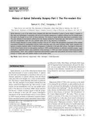REVIEW ARTICLE - Korean Journal of Spine