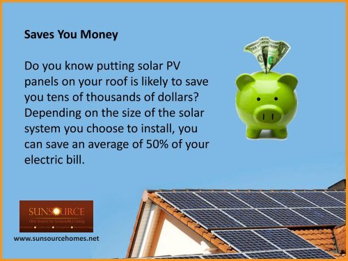 Benefits of Solar Panels for Home