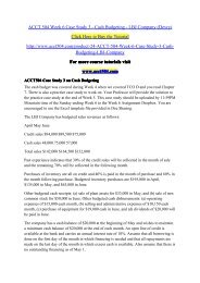 ACCT 504 Week 6 Case Study 3 - Cash Budgeting - LBJ Company  / acct504dotcom