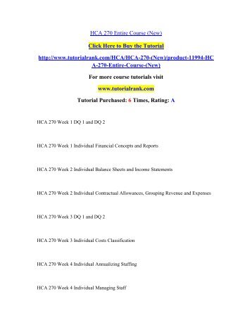 HCA 270 Entire Course (New).pdf