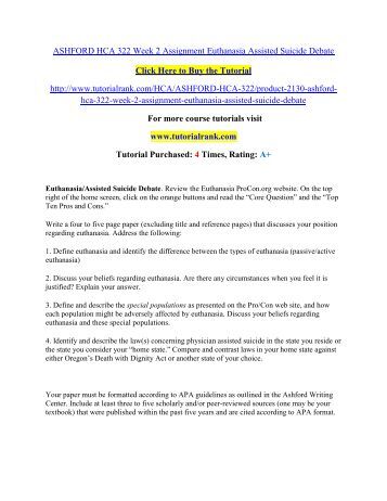 Critical thinking essays on euthanasia