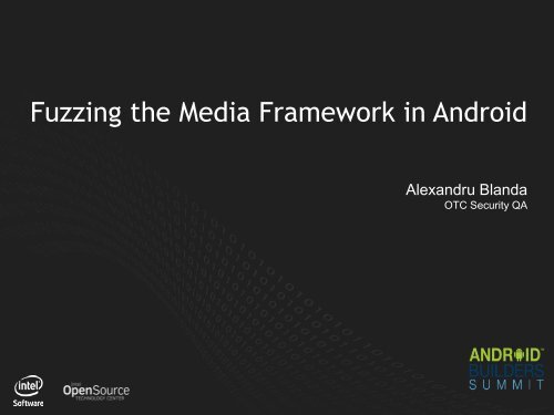 Fuzzing the Media Framework in Android