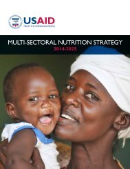 MULTI-SECTORAL NUTRITION STRATEGY