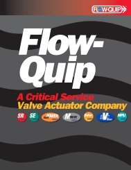 A Critical Service Valve Actuator Company - Flow-Quip