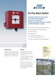 Ex-Fire Alarm Switch explosionendangered