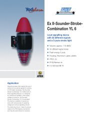 Ex II-Sounder-Strobe- Combination YL 6