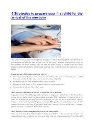 5 Strategies to prepare your first child for the arrival of the newborn.pdf