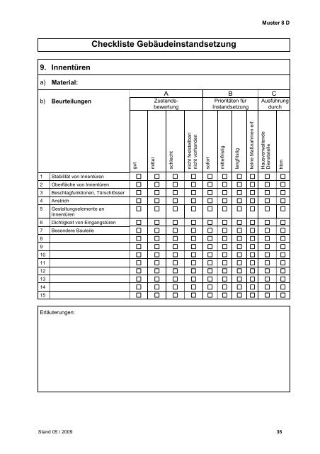 Geschäftsanweisung Bau des Landes Hessen