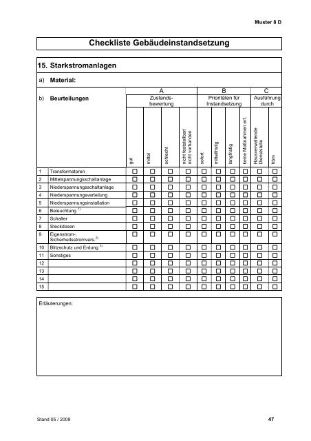 Geschäftsanweisung Bau des Landes Hessen