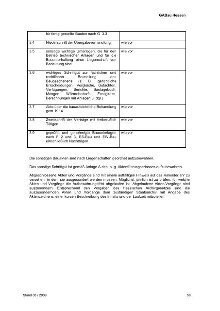 Geschäftsanweisung Bau des Landes Hessen