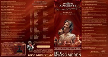 Tournee 2012 mit neuem Programm! - Lex van Someren