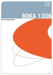 BOKA 1306 Installationsanvisning Swe Rev1.qxp - Aptus Elektronik ...