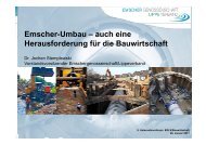 Emscher-Umbau – auch eine Herausforderung für die Bauwirtschaft ...