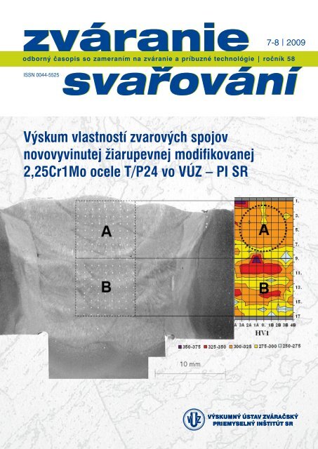 v 1. polroku 2009 - VÃ½skumnÃ½ Ãstav zvÃ¡raÄskÃ½