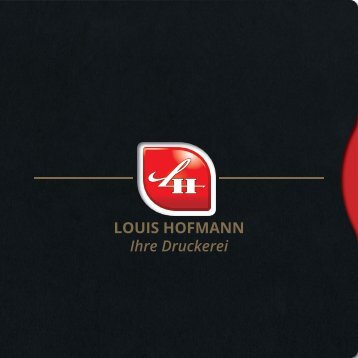 Druckerei Louis Hofmann - Imagebroschüre