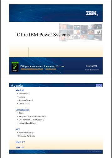 Offre IBM Power Systems