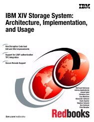 IBM XIV Storage System Architecture Implementation and Usage