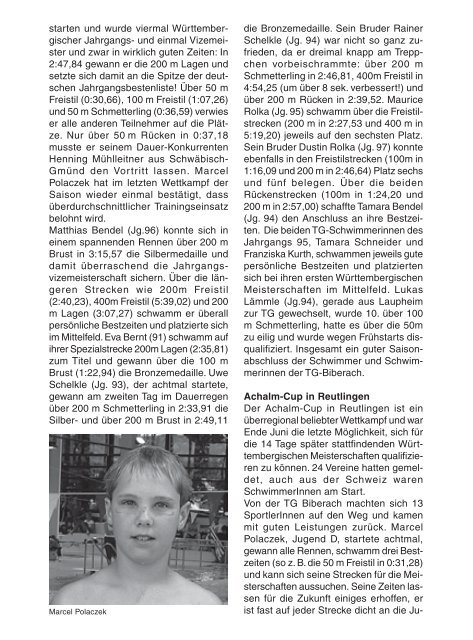 TG-Report 3 / 2008 als pdf-Datei - TG Biberach