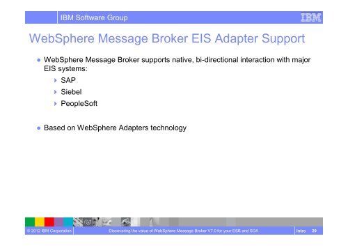 WebSphere Message Broker V7.0