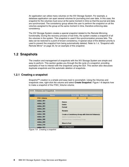 IBM XIV Storage System Copy Services and Migration