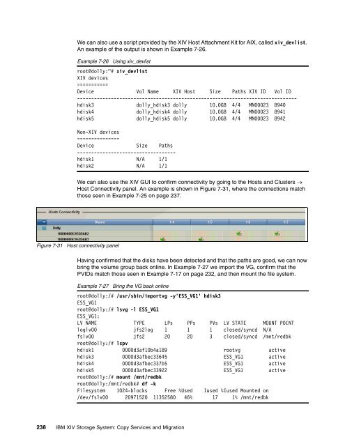 IBM XIV Storage System Copy Services and Migration