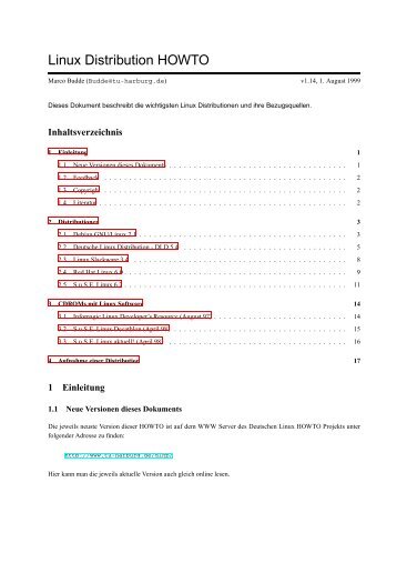 Linux Distribution HOWTO - Vefa-online.de