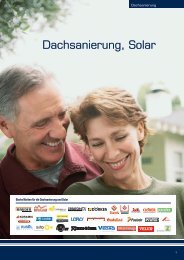 Dachsanierung, Solar