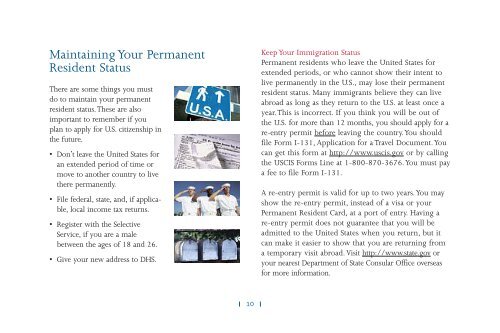 Welcome To The United States A Guide For - USCIS.gov