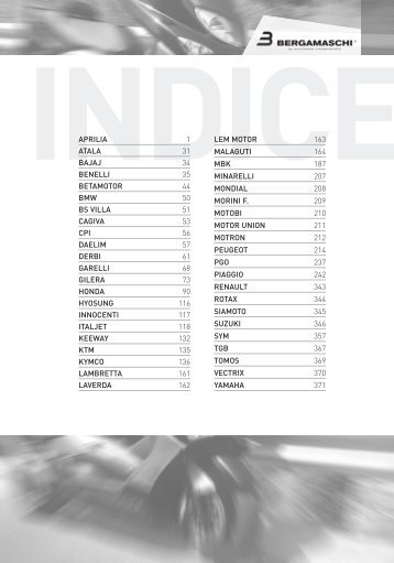 indice - Bergamaschi